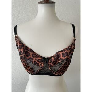 Honey Birdette Bra Marilyn Lace Animal Print Lingerie